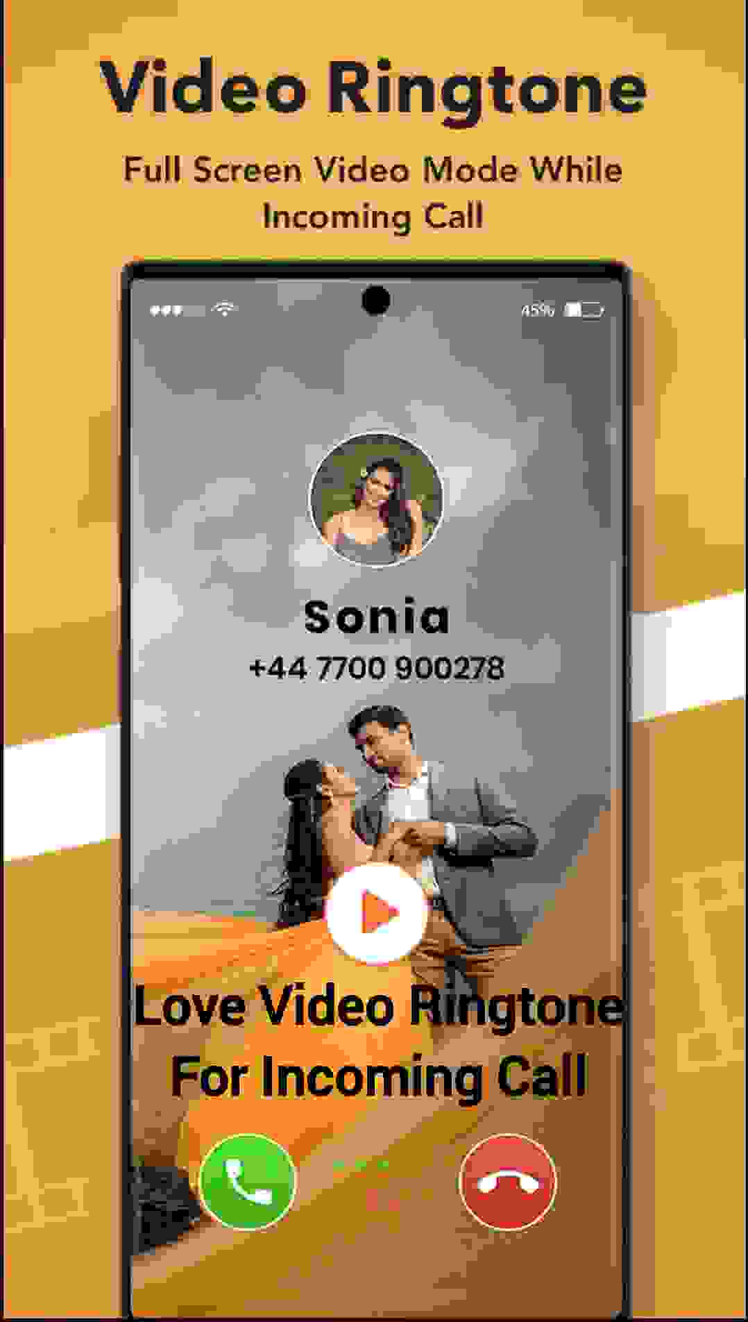 Love Video Ringtone For Incoming Call