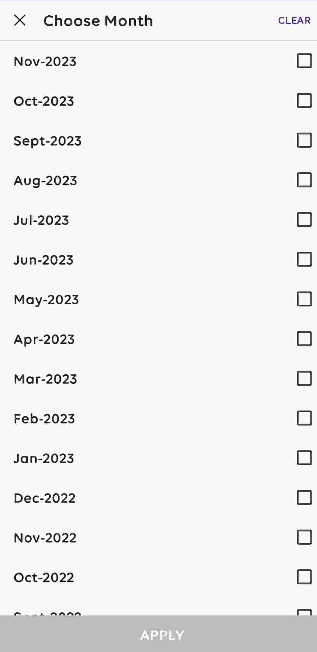 PhonePe History Filter month Wise PhonePe History Filter month Wise