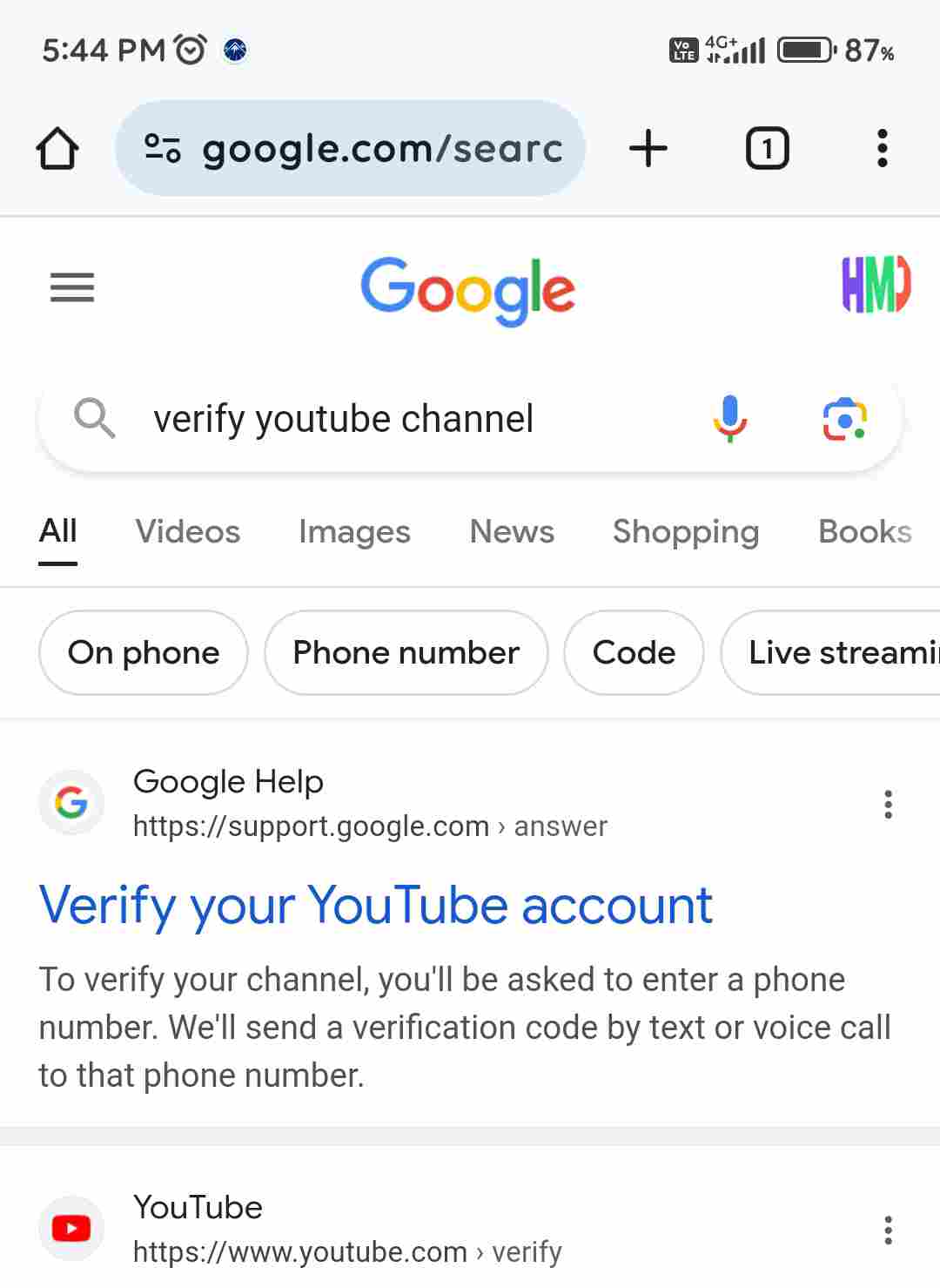 verify youtube channel search kijiye verify youtube channel search kijiye