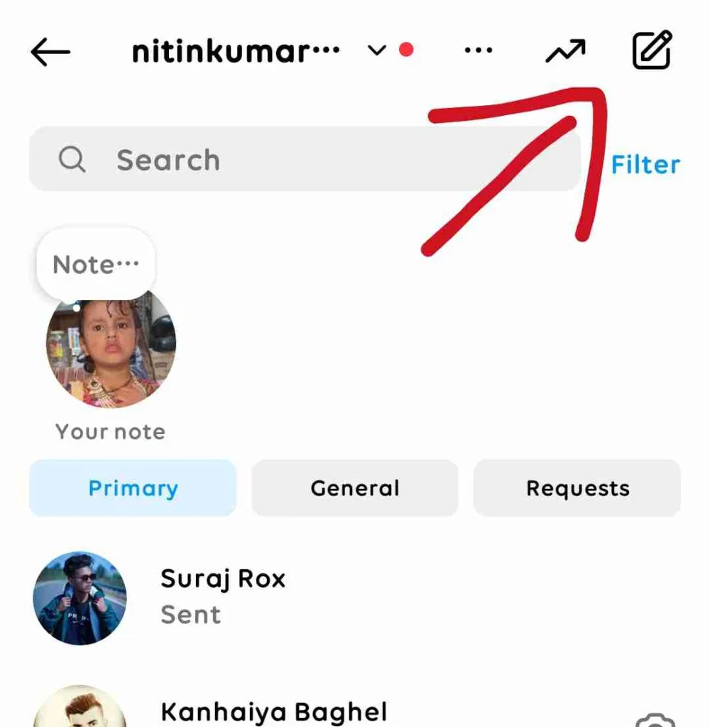 पेंसिल के आइकन पर क्लिक करें पेंसिल के आइकन पर क्लिक करें