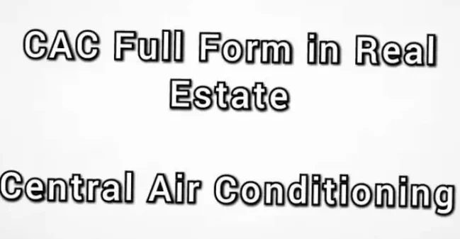 CAC Full Form in Real Estate